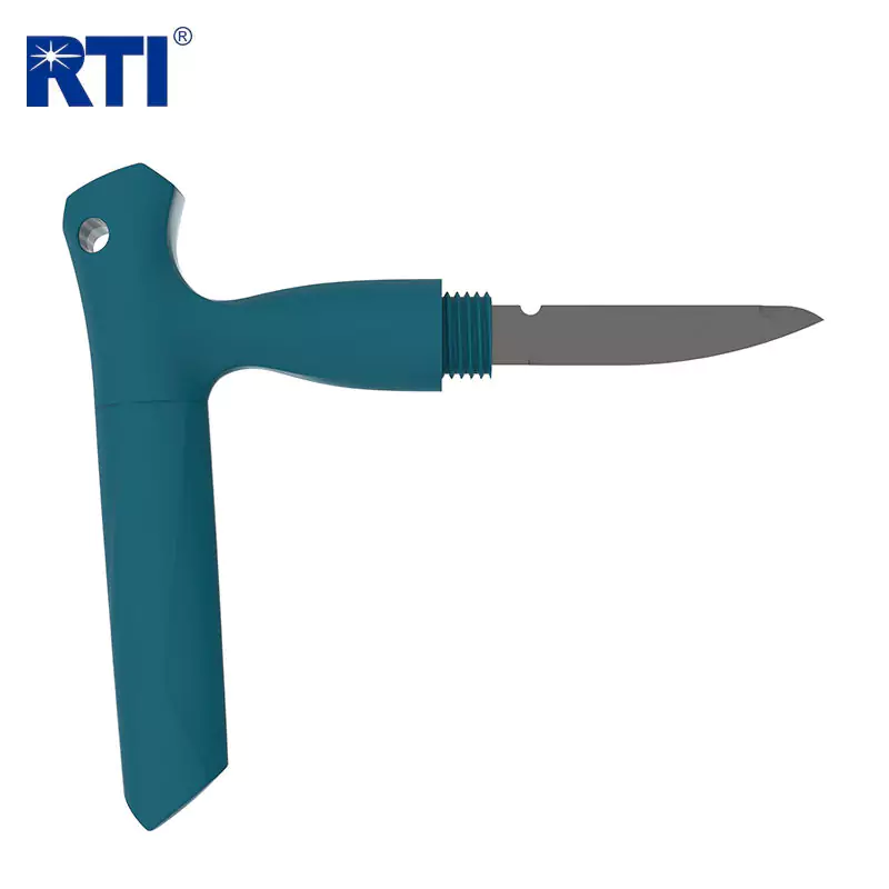 13cm Aluminium T Handle Fishing Knife