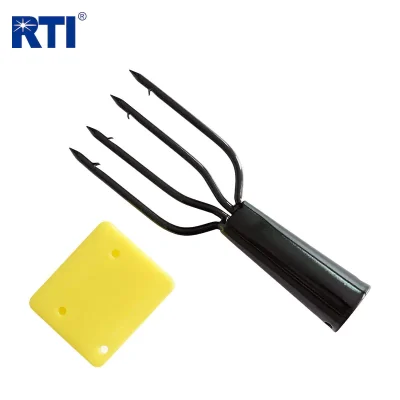 Enamel-coated Steel 4 Prong Frog Spear