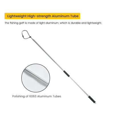 Lightweight High-Strength Aluminum Fishing Gaff