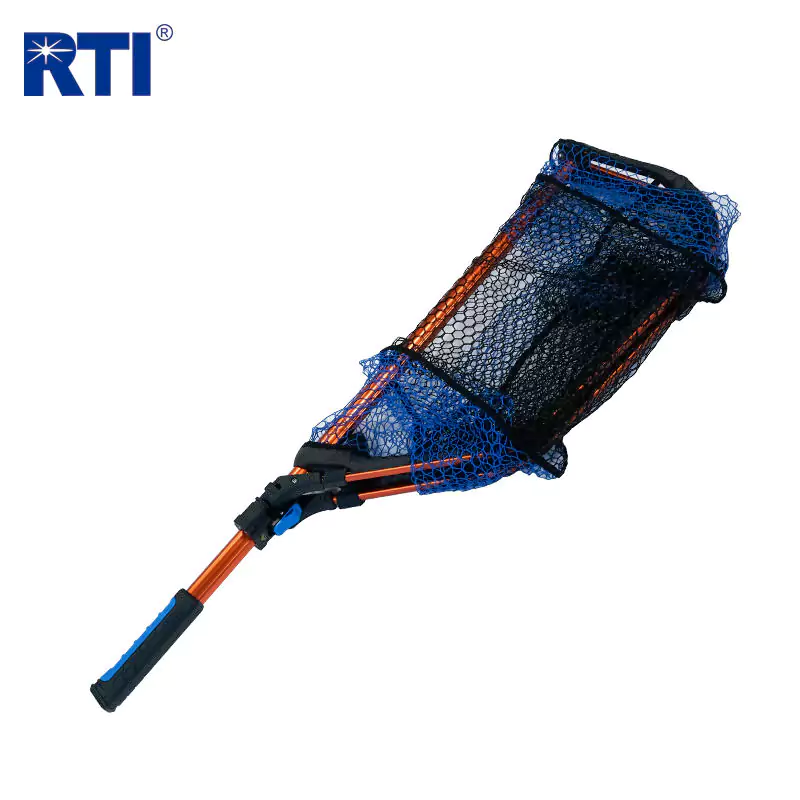 Rubber Coated Foldable Retractable Landing Net