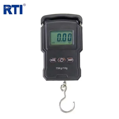 ABS 75kg Capacity Rechargeable Digital Fishing Scale