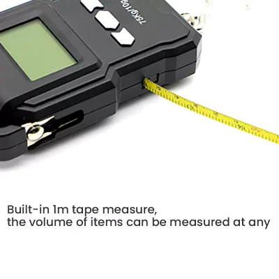 Integrated 1-Meter Measuring Tape of ABS 75kg Rechargeable Digital Scale